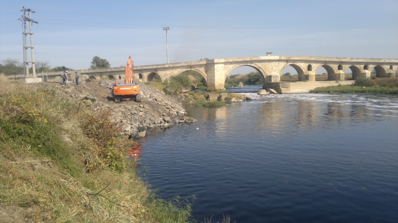 Meriç Nehri Kıyı Tahkimatı Yapım İşi