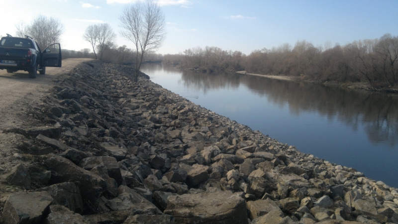 Meriç Nehri Kıyı Tahkimatı Yapım İşi